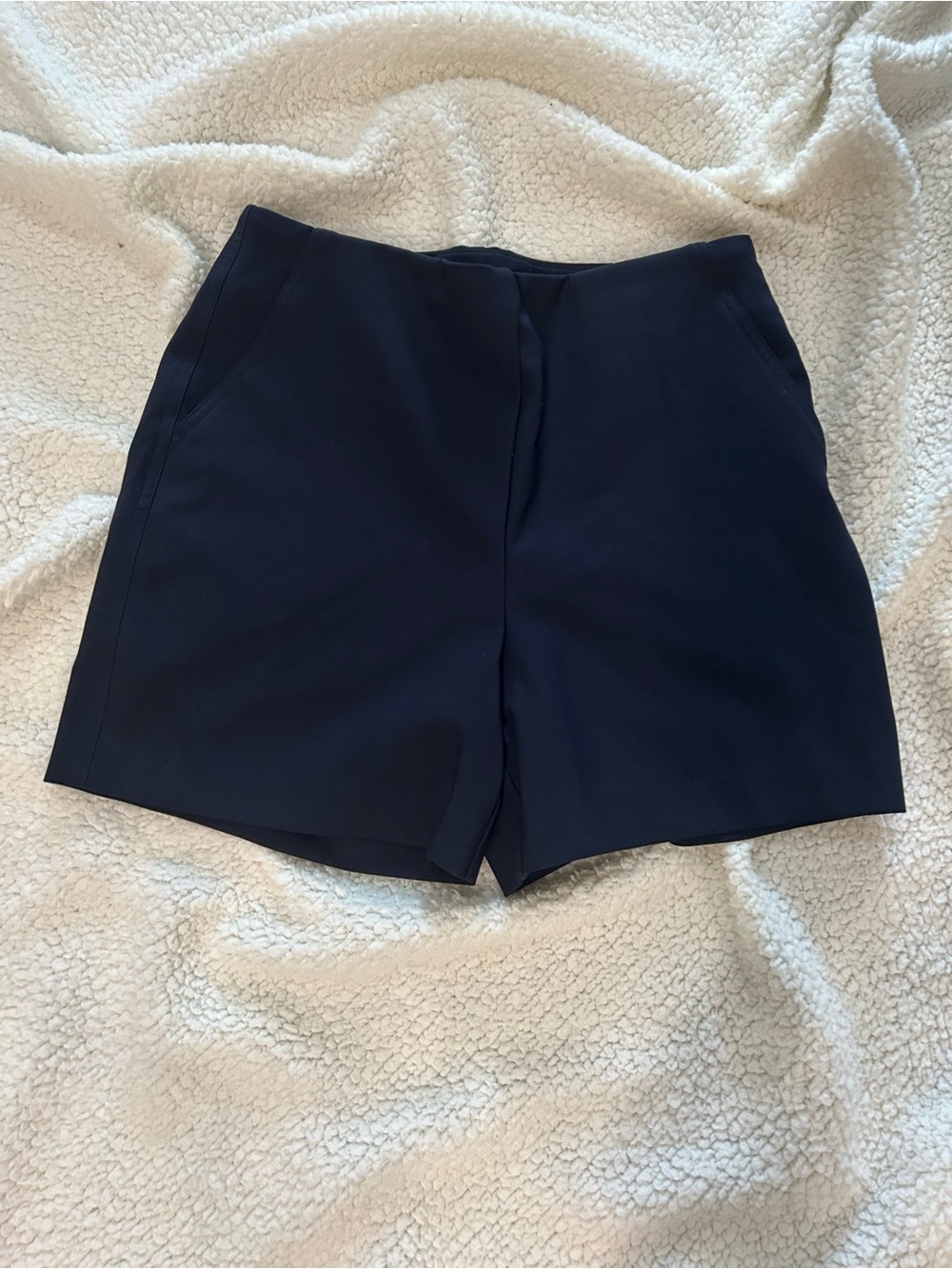 Rachel Zoe Dark Navy High-Rise Shorts
